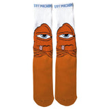 Toy Machine Bored Sect Socks - White