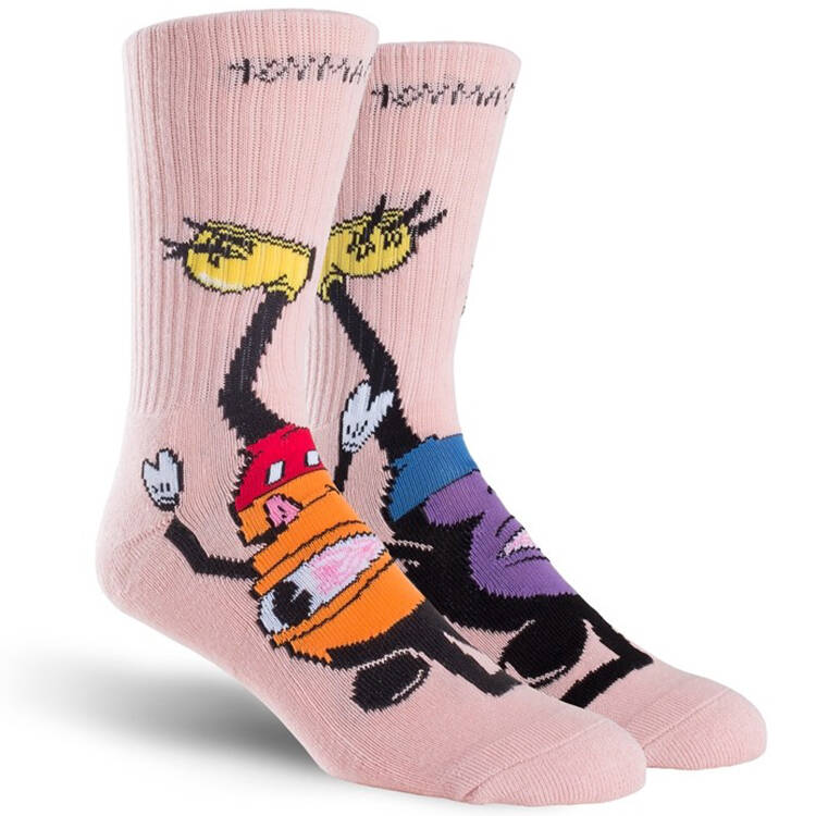 Toy Machine Mousketeer Socks - Pink