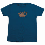 Toy Machine OG 90's Monster  T Shirt - Deep Ocean SML