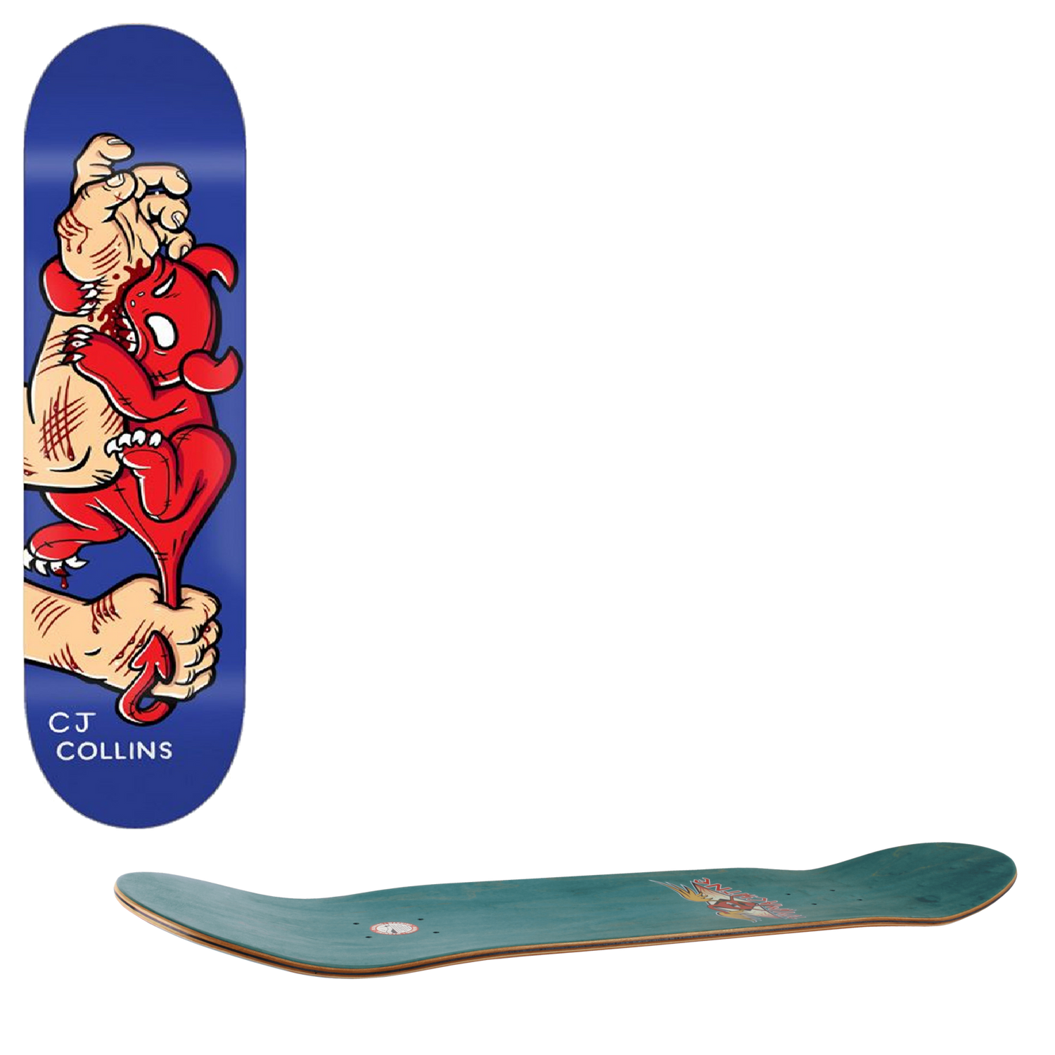 Toy Machine Living Toys Skateboard Deck - Collins 8.38"