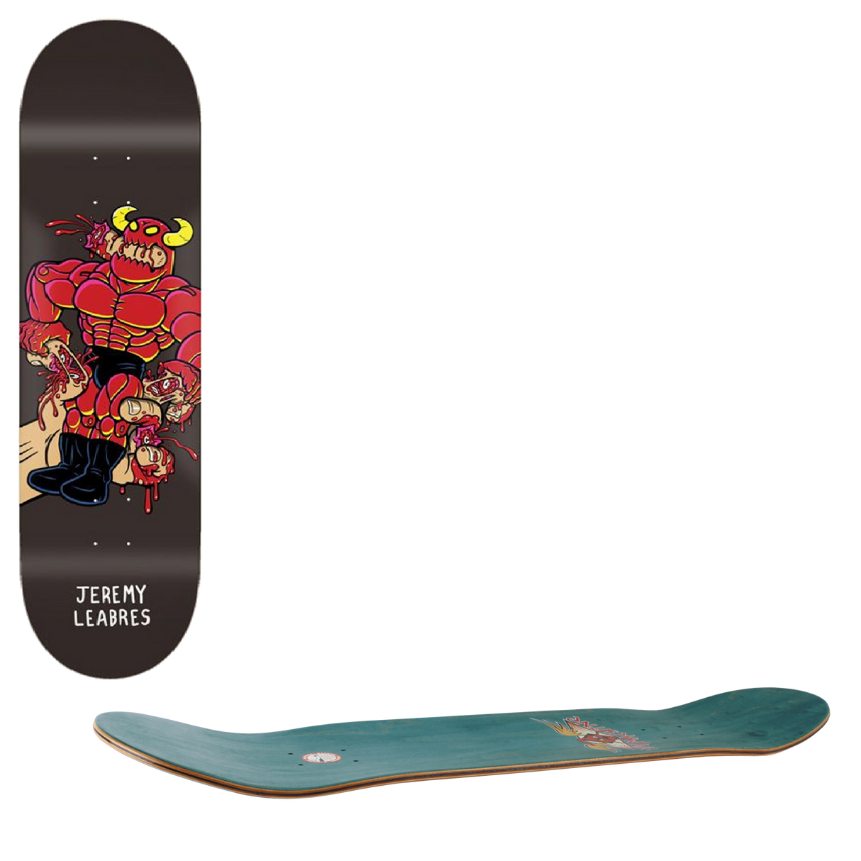 Toy Machine Living Toys Skateboard Deck - Leabres 8.38"