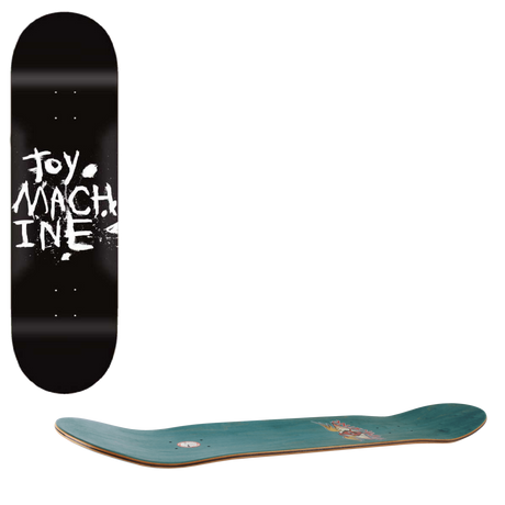 Toy Machine Paint Skateboard Deck - Black 8.25"