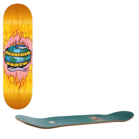 Toy Machine Scorched Earth Skateboard Deck 8.25"