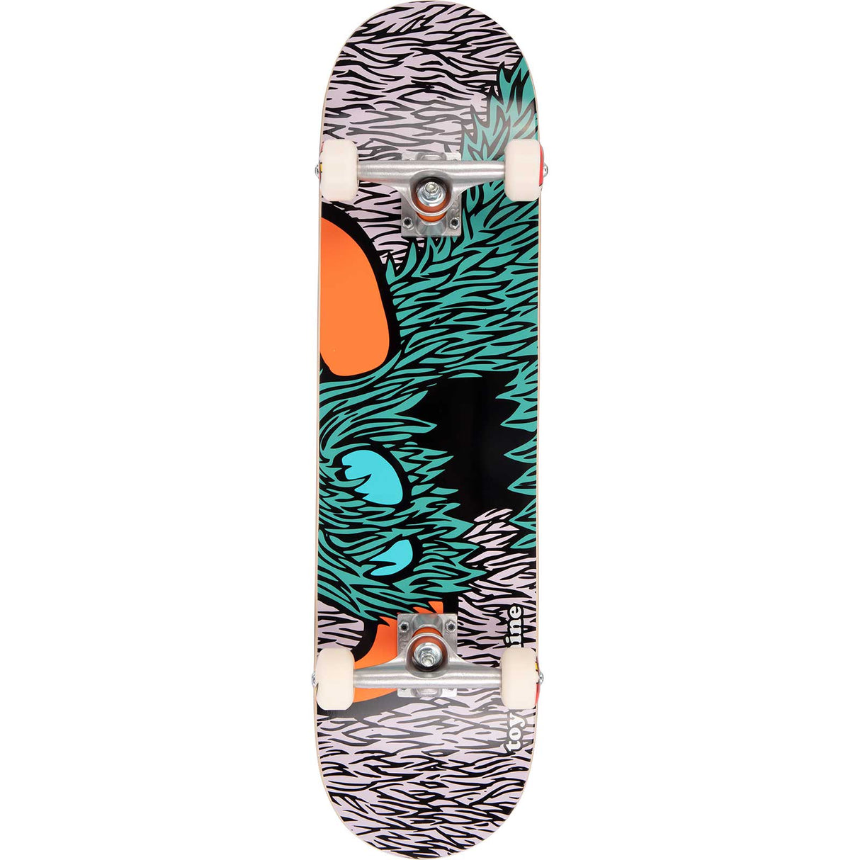 Toy Machine Vice Furry Monster Complete Skateboard - Teal 8"