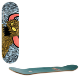 Toy Machine Vice Furry Monster Skateboard Deck - Mustard 8.38"