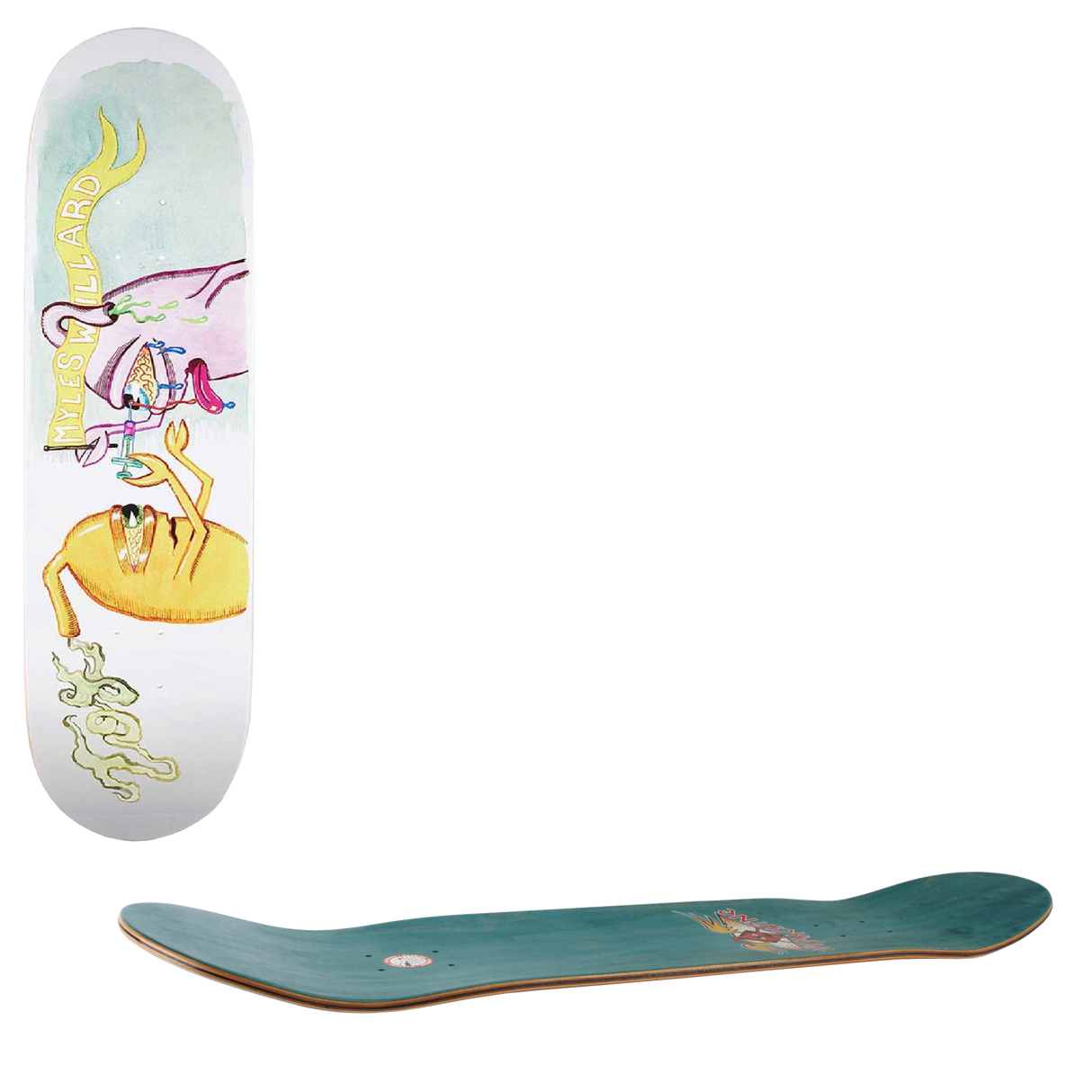 Toy Machine Willard Eye Injection Skateboard Deck 8"