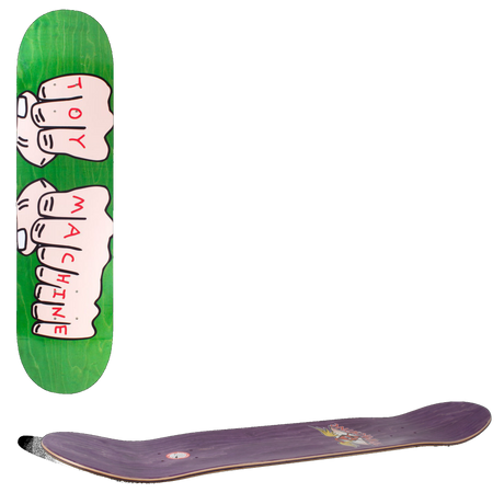 Toy Machine Fist Large Skateboard Deck 8.25''