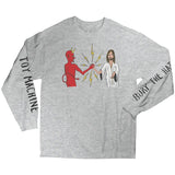 Toy Machine Bury The Hatchet Long Sleeve T Shirt - Heather Grey MED