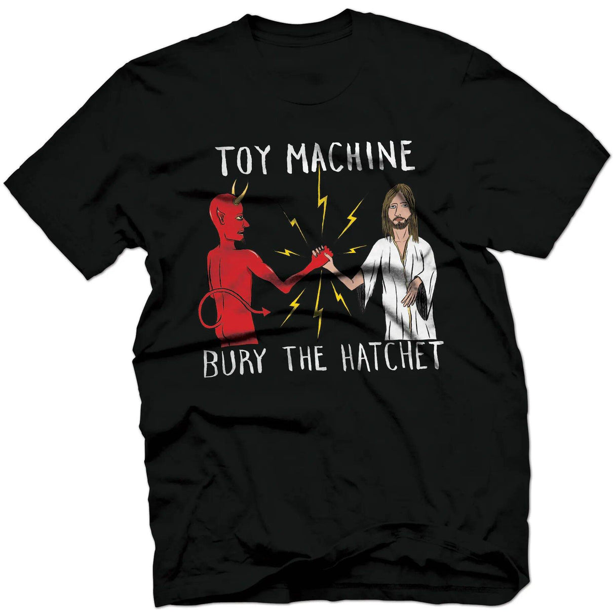 Toy Machine Bury The Hatchet T Shirt - Black SML