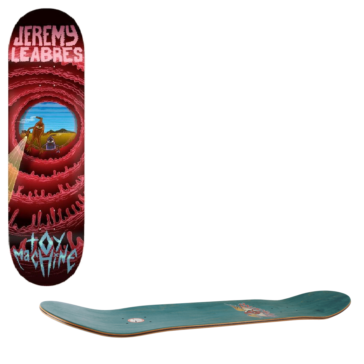 Toy Machine Cave Sect Skateboard Deck - Leabres 8.5''