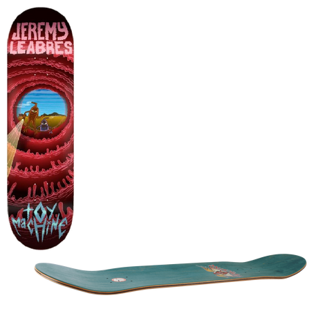 Toy Machine Cave Sect Skateboard Deck - Leabres 8.5''