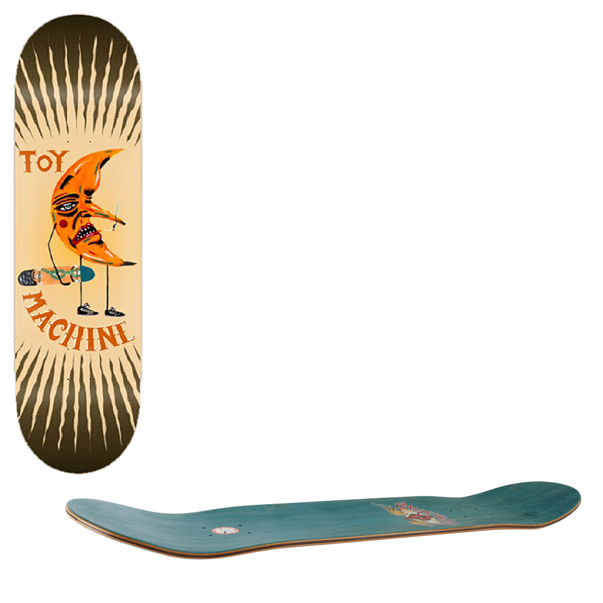 Toy Machine Moon Man Skateboard Deck - 8.5''