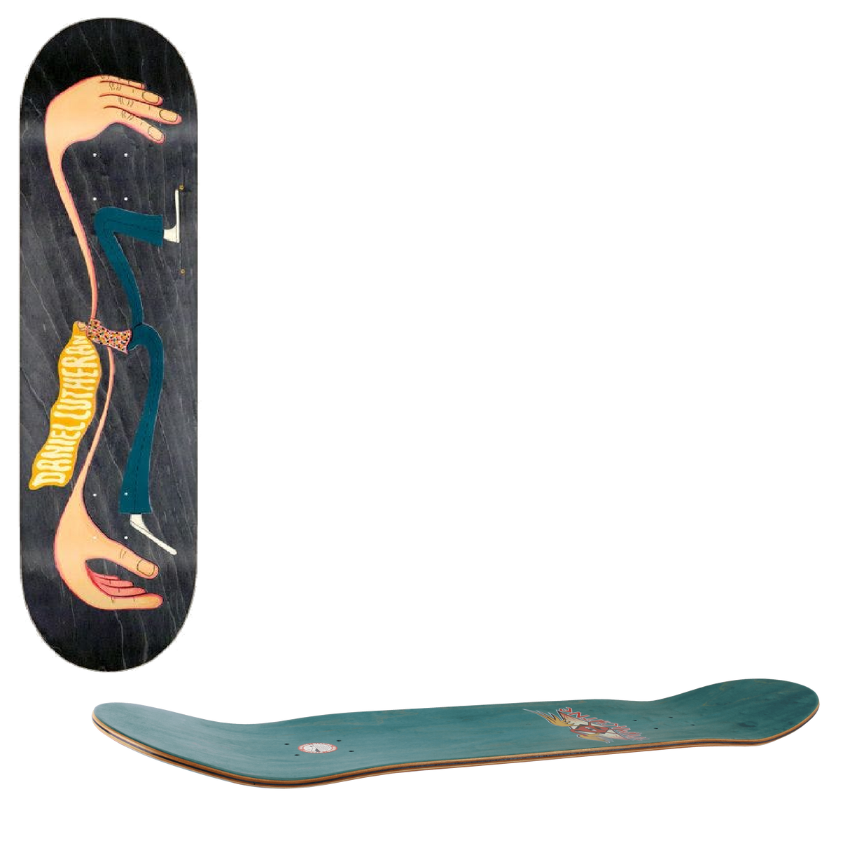 Toy Machine Stretch Skateboard Deck - Lutheran 8.5''
