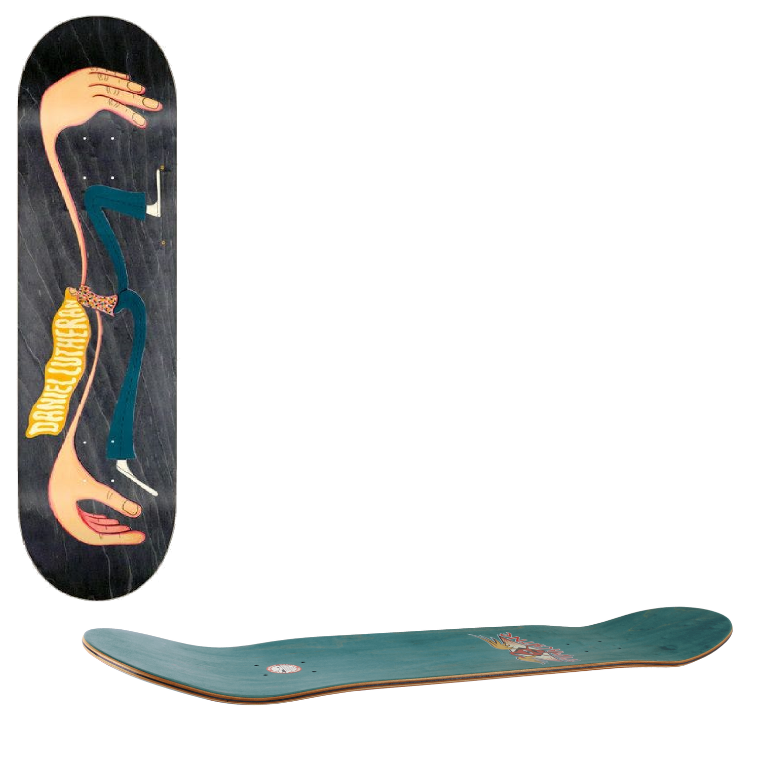 Toy Machine Stretch Skateboard Deck - Lutheran 8.5''