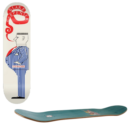 Toy Machine Suit Skateboard Deck - Carpenter 8.13''