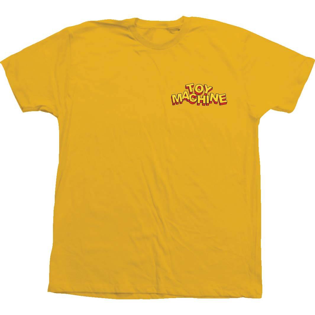Toy Machine Hiro Monster T Shirt - Gold