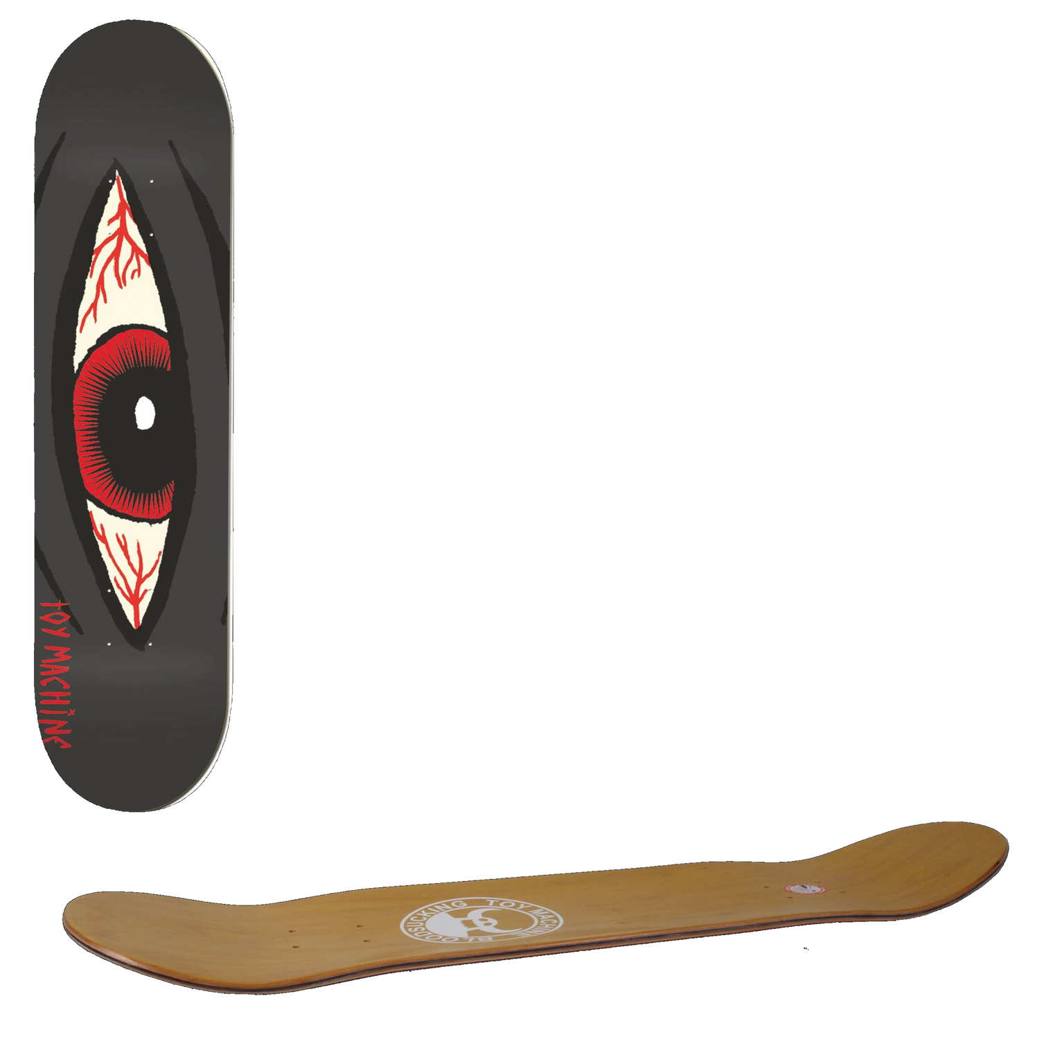 Toy Machine Sect Eye Bloodshot Skateboard Deck - 8''