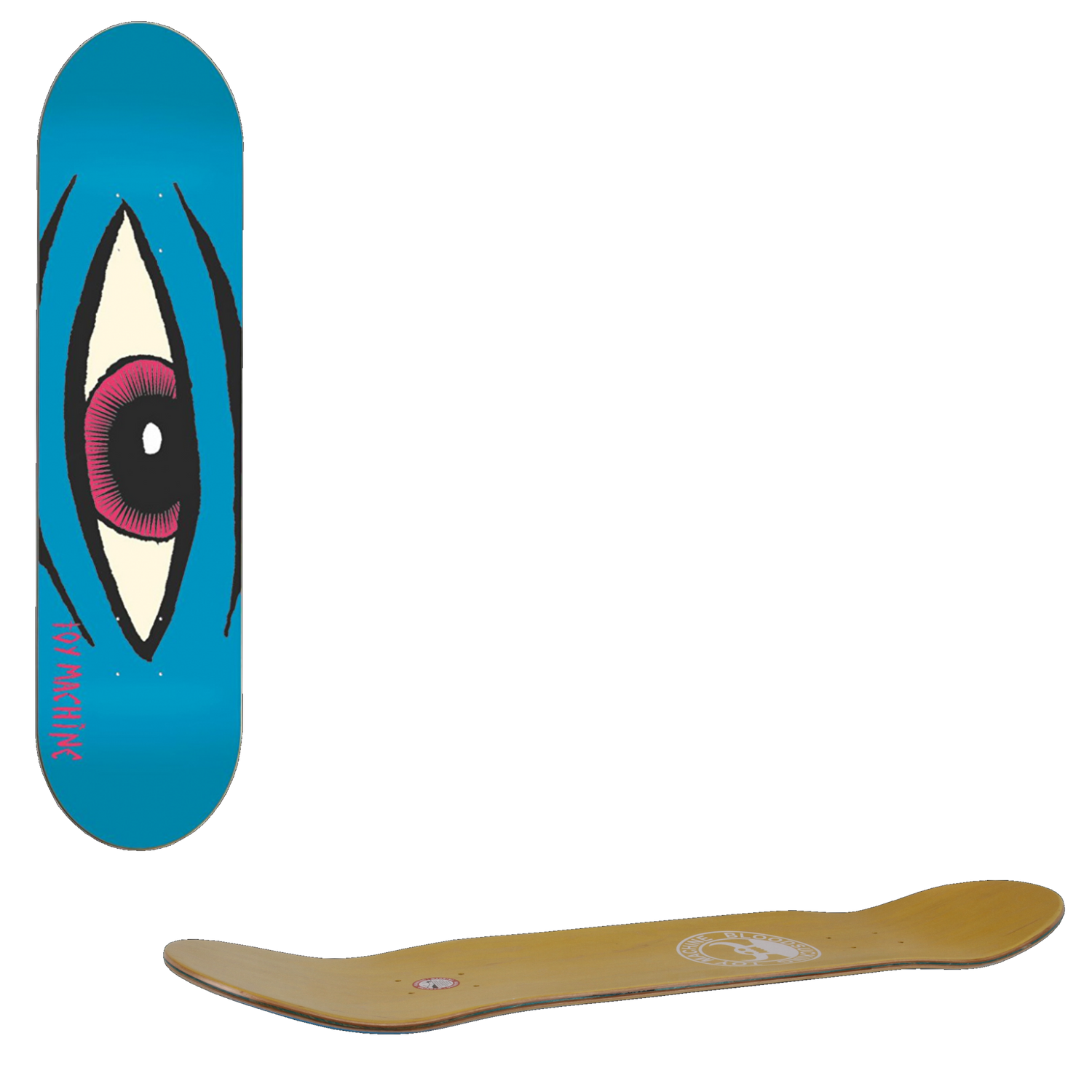 Toy Machine Sect Eye Blue Skateboard Deck - 8.125''