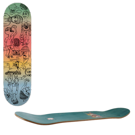 Toy Machine Characters Skateboard Deck - 8.25''