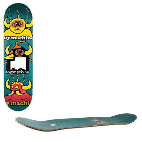 Toy Machine Chopped Up Skateboard Deck - 9''