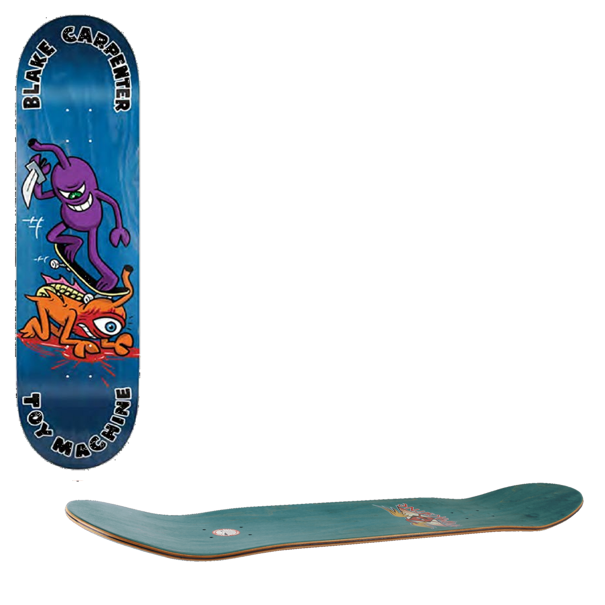 Toy Machine Fountain Skateboard Deck - Carpenter 8.5''