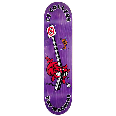 Toy Machine Fountain Skateboard Deck - Collins 7.75''