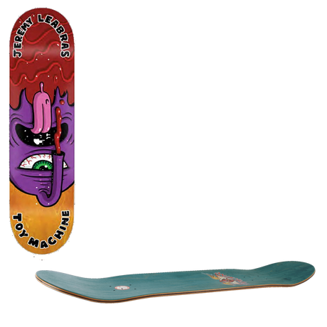 Toy Machine Fountain Skateboard Deck - Leabres  8''