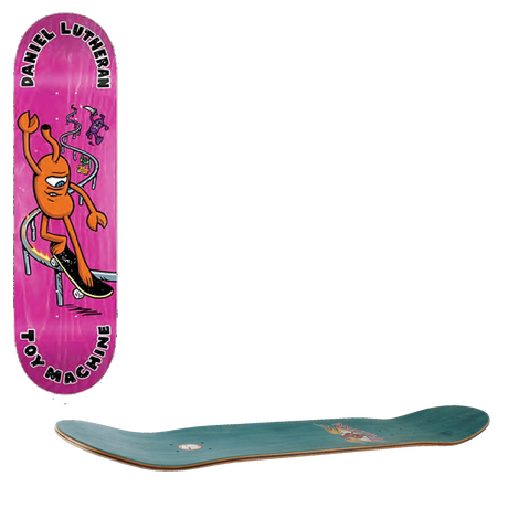 Toy Machine Fountain Skateboard Deck - Lutheran 8.25''