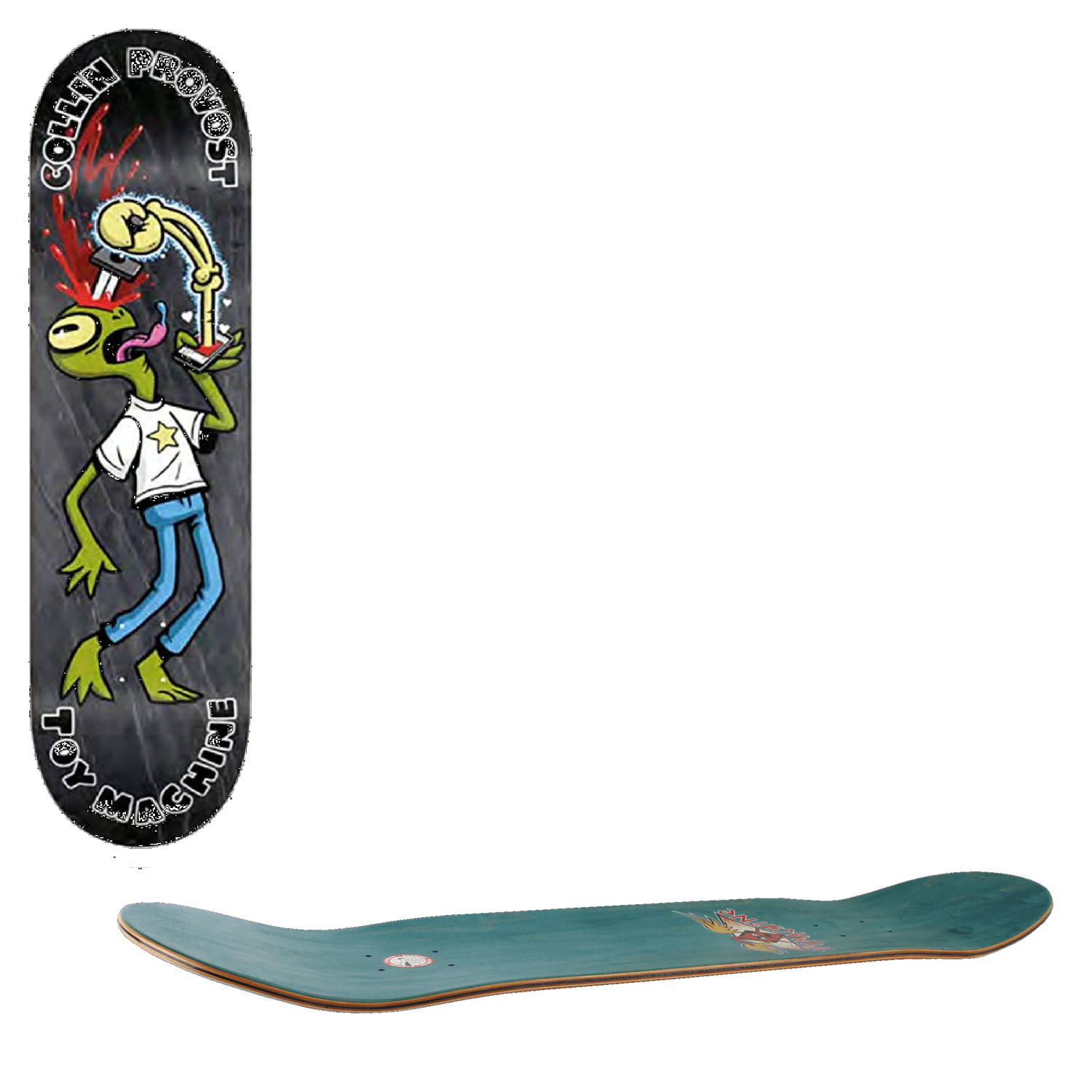 Toy Machine Fountain Skateboard Deck - Provost 8.13''
