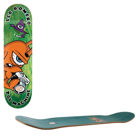 Toy Machine Fountain Skateboard Deck - Romero  8.38''
