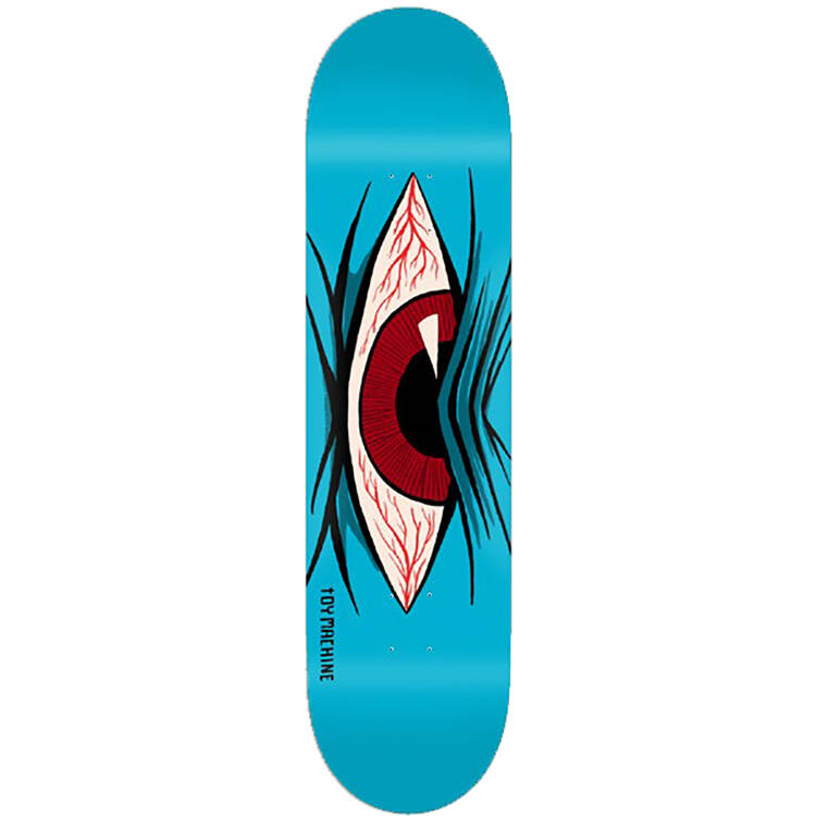 Toy Machine Mad Eye Skateboard Deck - Blue 7.75''