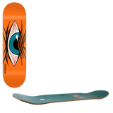 Toy Machine Mad Eye Skateboard Deck - Orange 8.25''