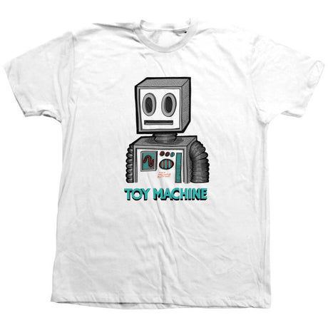 Toy Machine Pen and Ink Robot T Shirt - White SML
