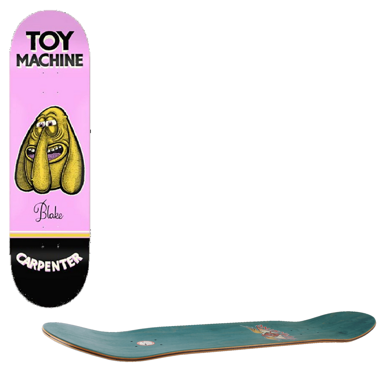 Toy Machine Pen 'N' Ink Skateboard Deck - Carpenter 8.13''