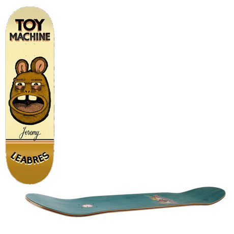 Toy Machine Pen 'N' Ink Skateboard Deck - Leabres 8.25''