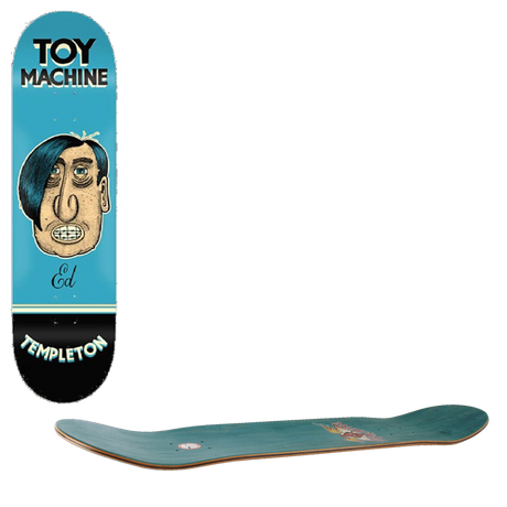Toy Machine Pen 'N' Ink Skateboard Deck - Templeton 8.5''