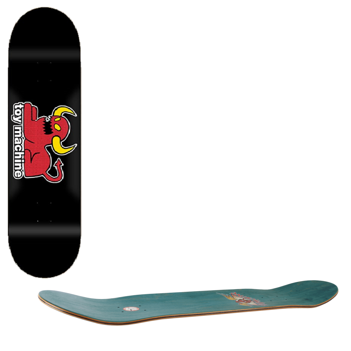 Toy Machine Cat Monster Skateboard Deck 8.25''