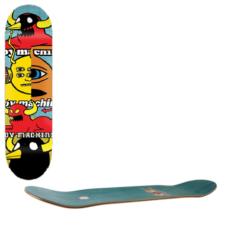 Toy Machine Chopped Up II Skateboard Deck - 8.13''