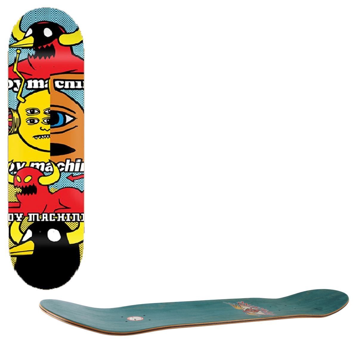 Toy Machine Chopped Up II Skateboard Deck - 8.13''