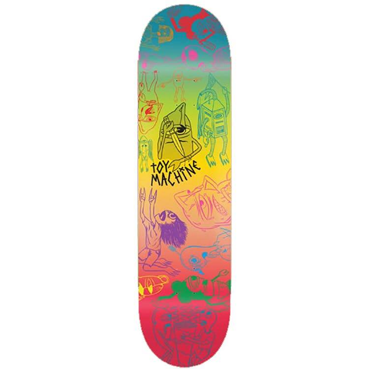 Toy Machine Characters II Skateboard Deck 8''