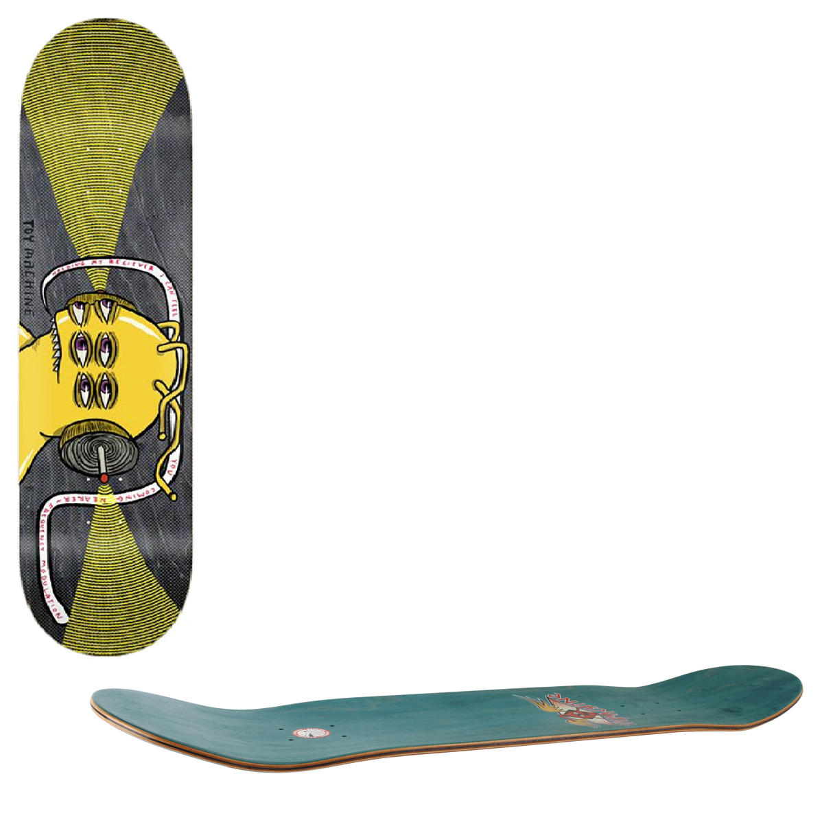 Toy Machine Frequency Modulation Skateboard Deck 8.25''