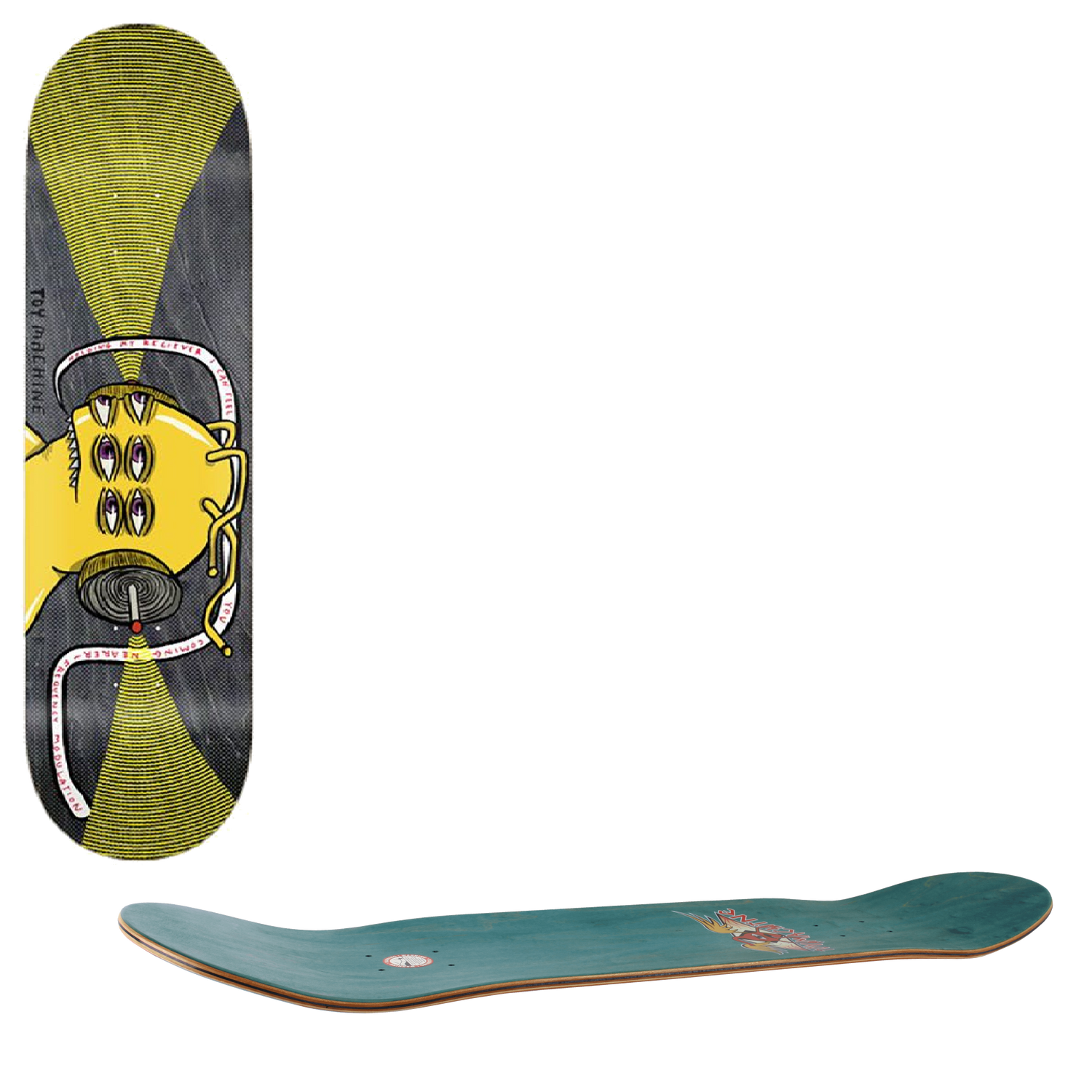 Toy Machine Frequency Modulation Skateboard Deck 8.25''