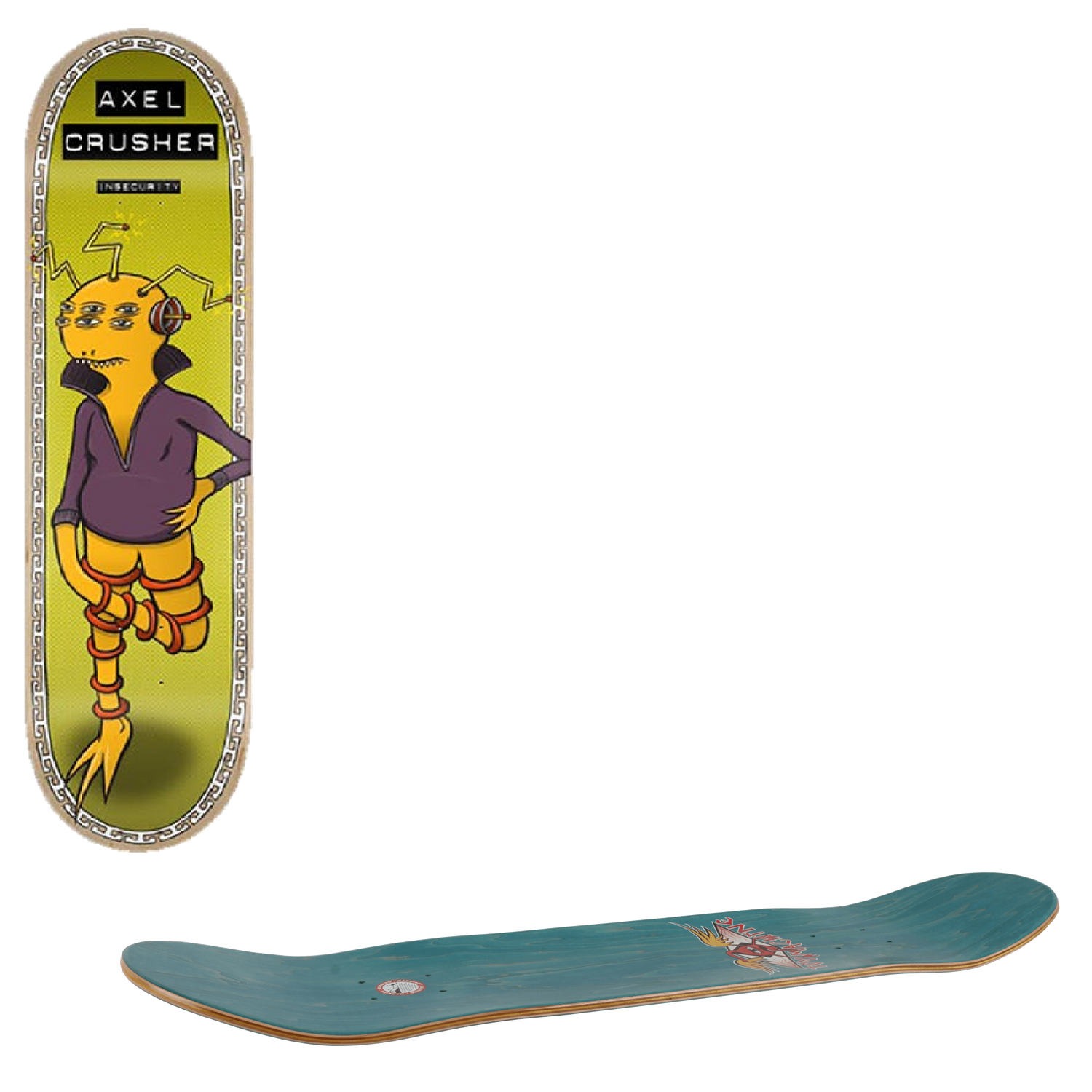 Toy Machine Insecurity Skateboard Deck - Axle 8.5''
