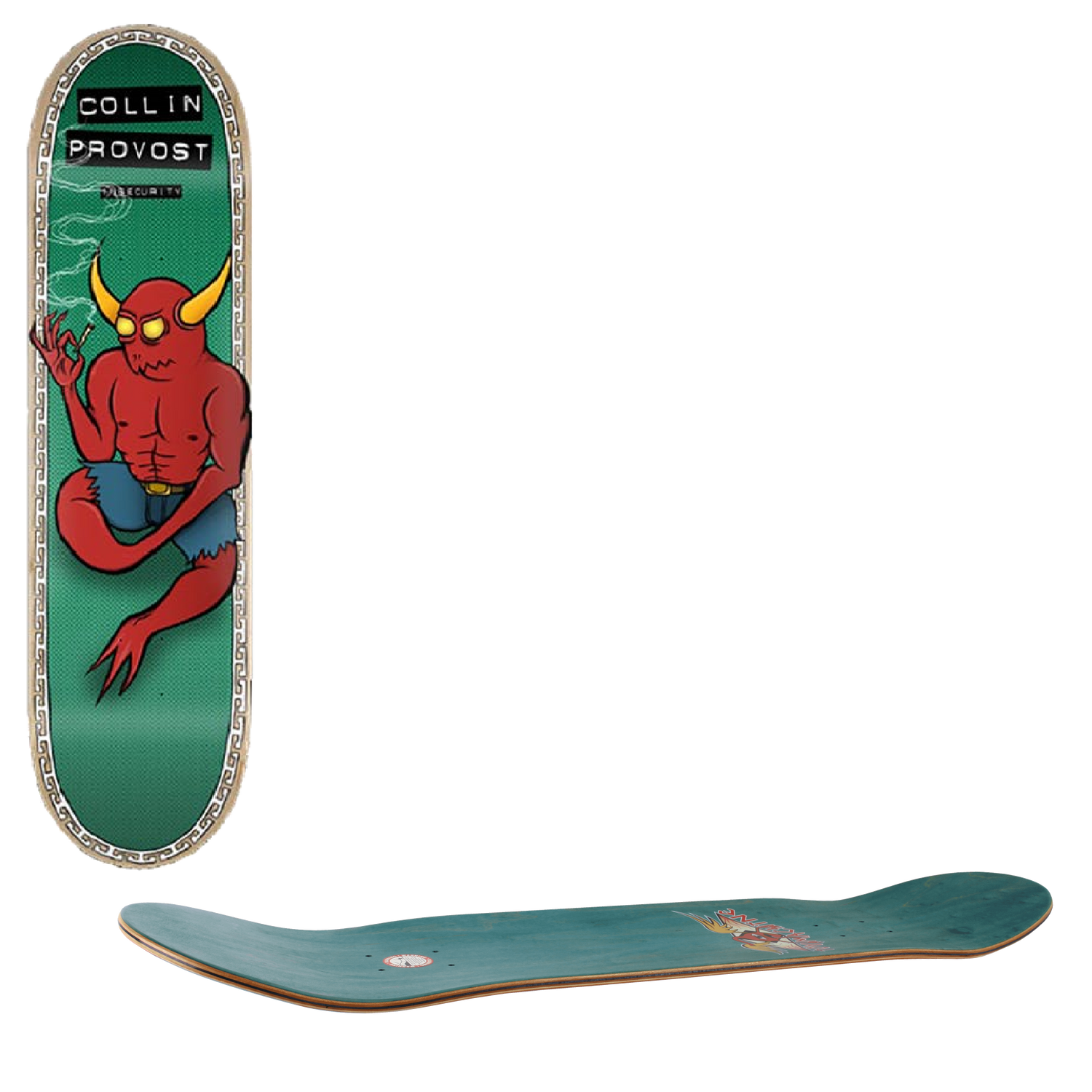 Toy Machine Insecurity Skateboard Deck - Provost  8.5''