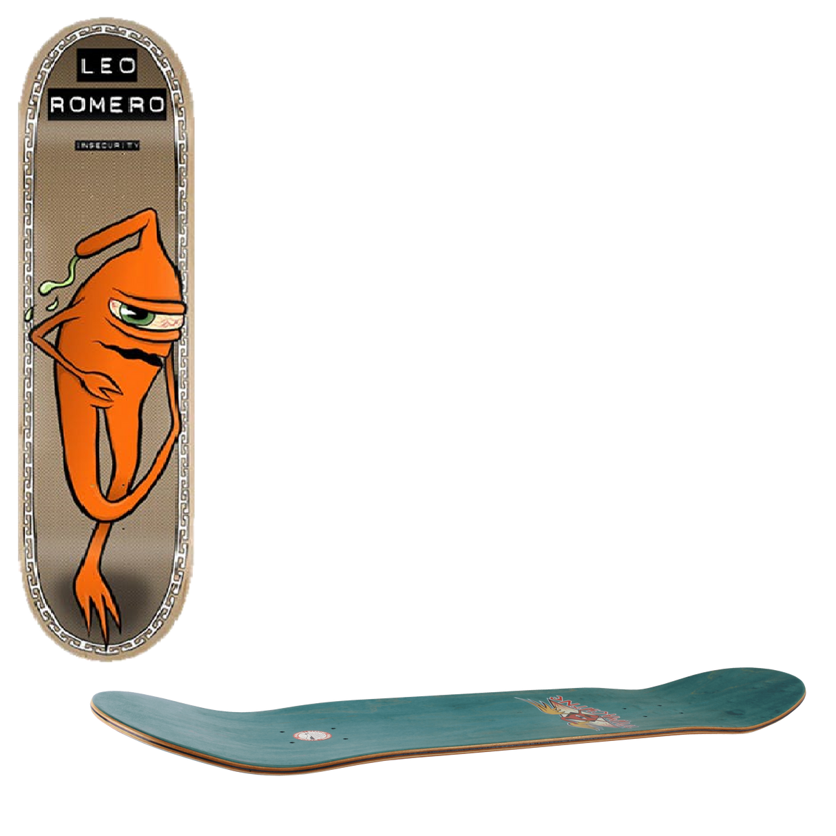 Toy Machine Insecurity Skateboard Deck - Romero 8.38''