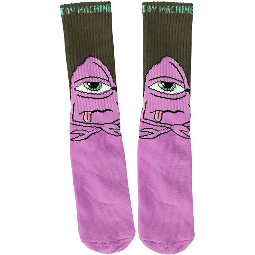 Toy Machine Bored Sect Socks - Lavender