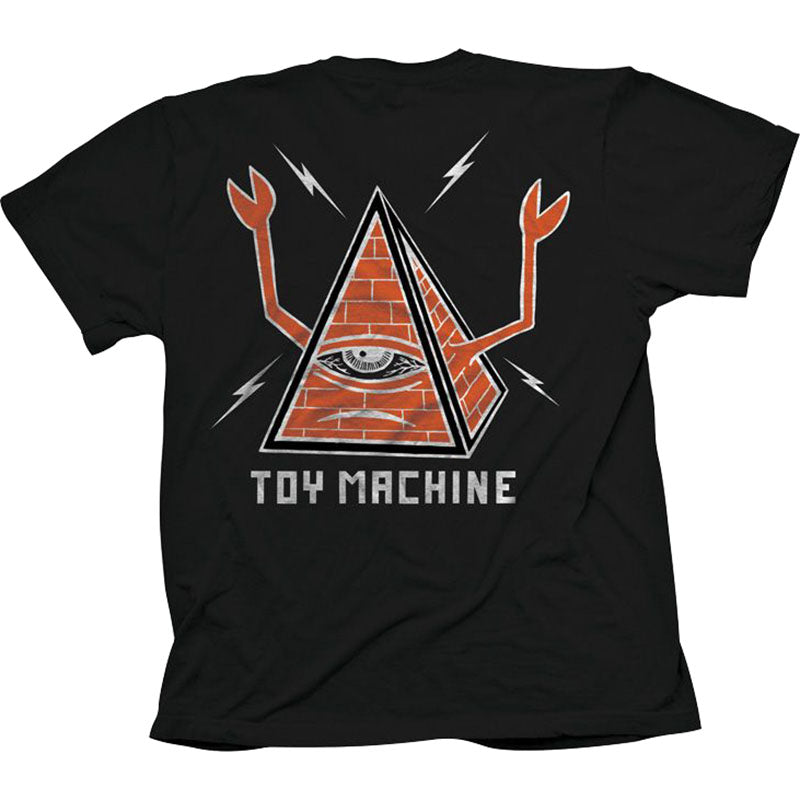 Toy Machine Pyramid T Shirt - Black