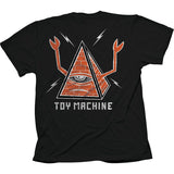 Toy Machine Pyramid T Shirt - Black