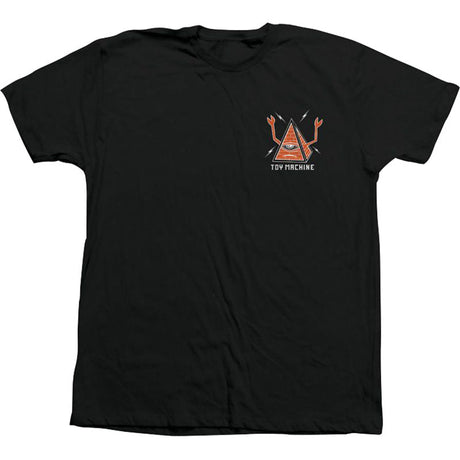 Toy Machine Pyramid T Shirt - Black