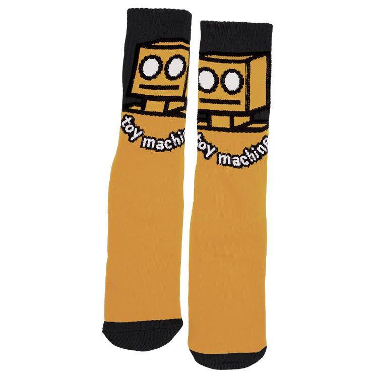 Toy Machine Robot Socks - Mustard